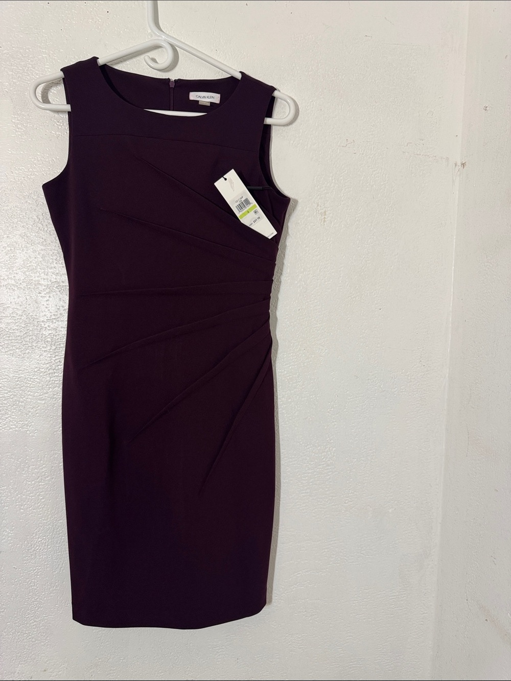 Calvin Klein Women's Dark Purple Mini Dress size 4